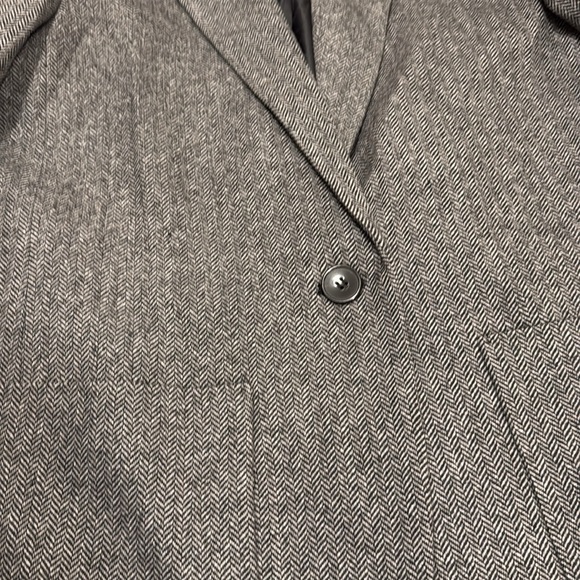 MADEWELL Larsen Blazer in Herringbone Size medium wool blend gray jacket - Picture 5 of 8